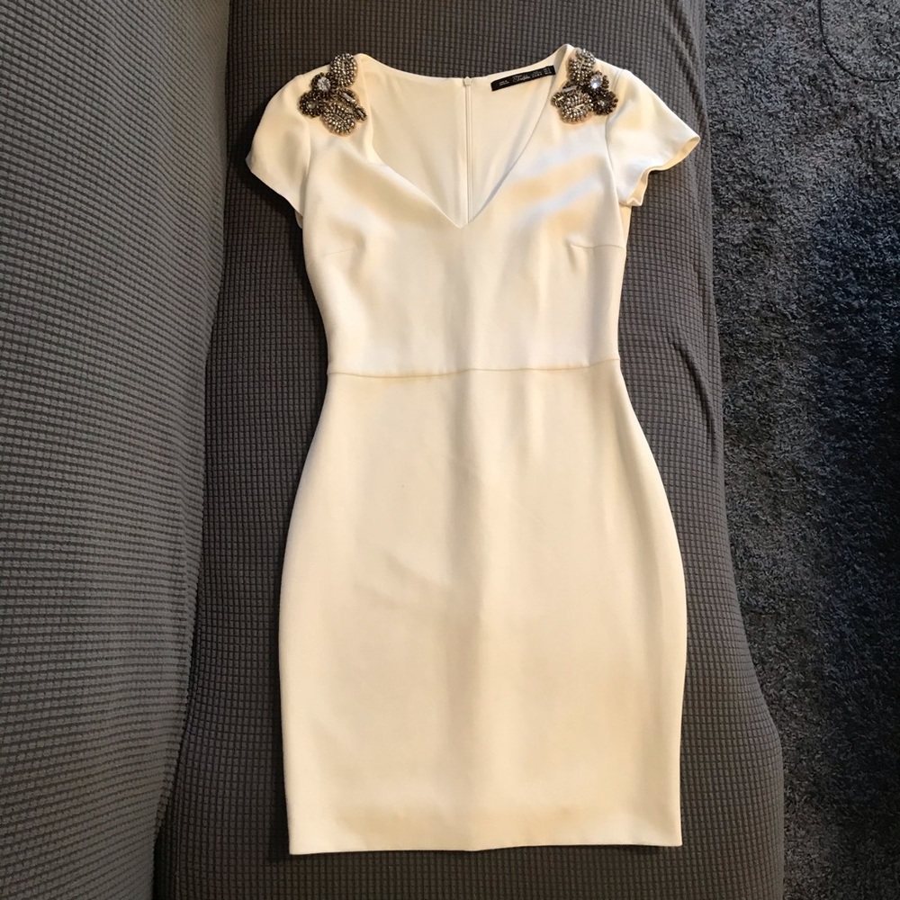 Zara white dress Small